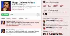 Chavez Rules Homeland via Twitter